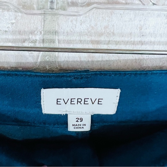 Evereve Beth High Rise Wide Leg Pants in Peacock Blue Size 29 - Picture 6 of 10